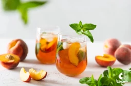 طرز تهیه آیس تی هلو