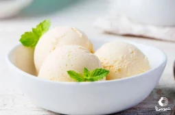 طرز-تهیه-بستنی-خانگی-ساده-با-خامه-و-شیر-بدون-ثعلب