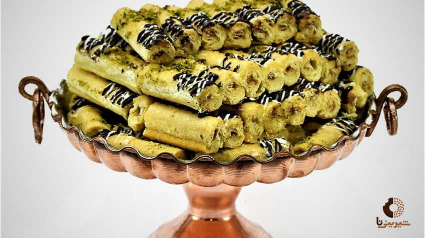 طرز-تهیه-یرینی-ساق-عروس-رولی-به-سبک-جدید